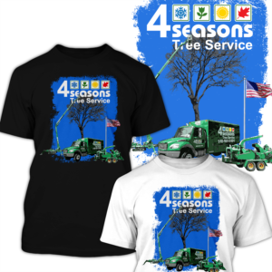 T-shirt Design by Kucriet for 4 Seasons Tree Service | Design #27348370