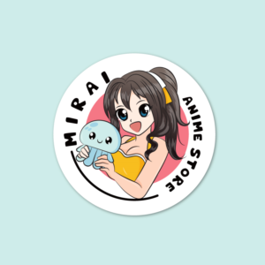 Anime Girl Character mascot for a webpage. | Diseño Gráfico por Anekaa