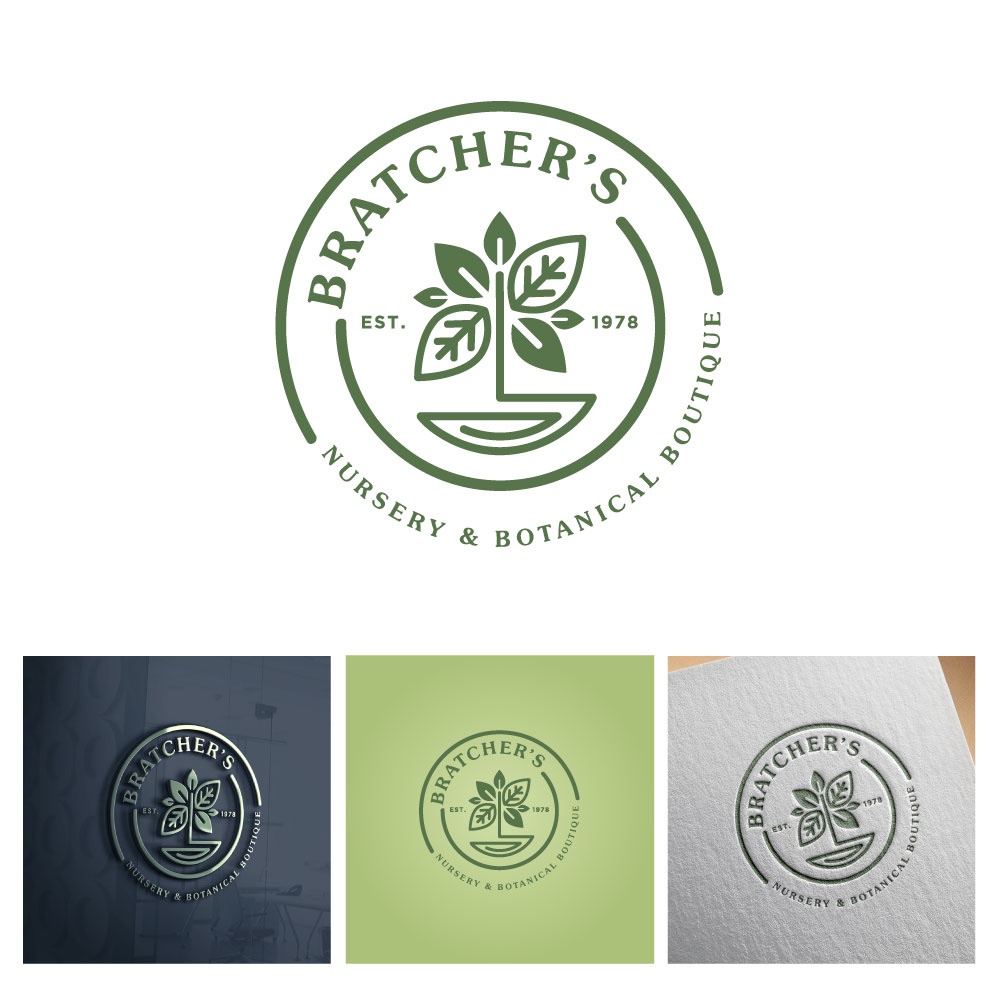 Design de Logo par michellefrances pour Bratcher's Nursery & Landscaping LLC | Design #27343725