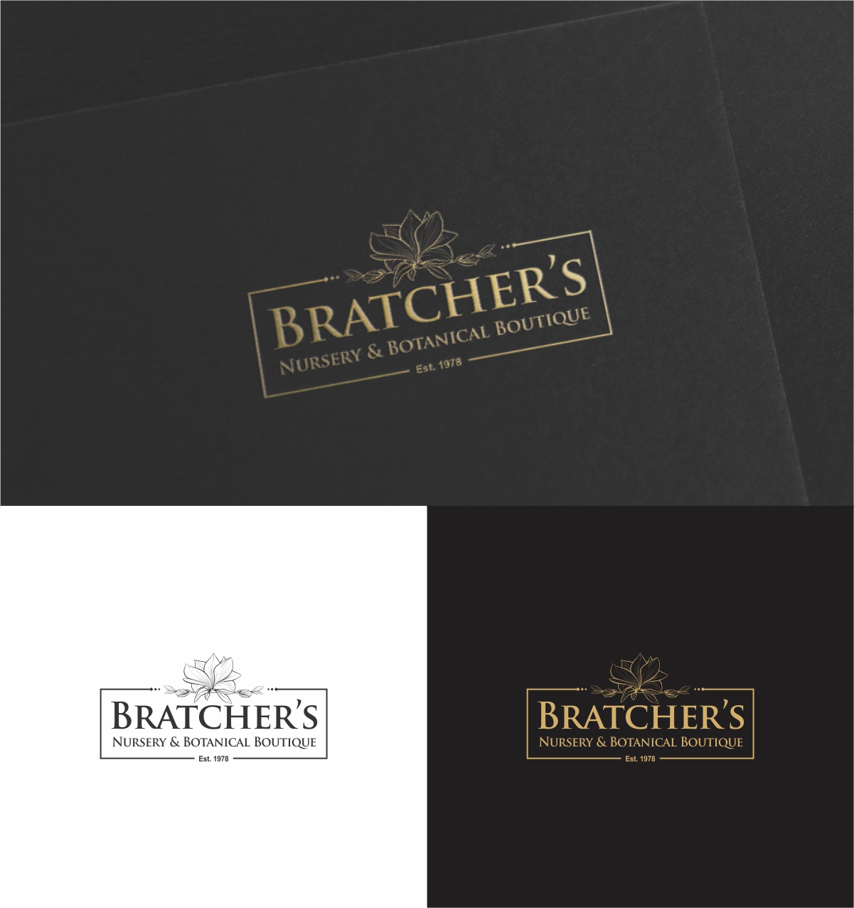 Logo Design by Dave Paresh for Bratcher's Nursery & Landscaping LLC | Design #27343892