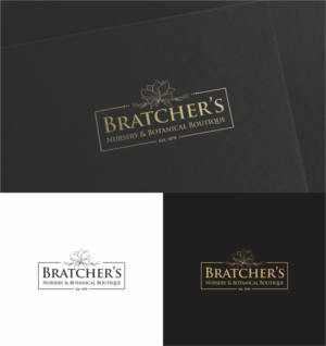 Logo Design by Dave Paresh for Bratcher's Nursery & Landscaping LLC | Design: #27343892