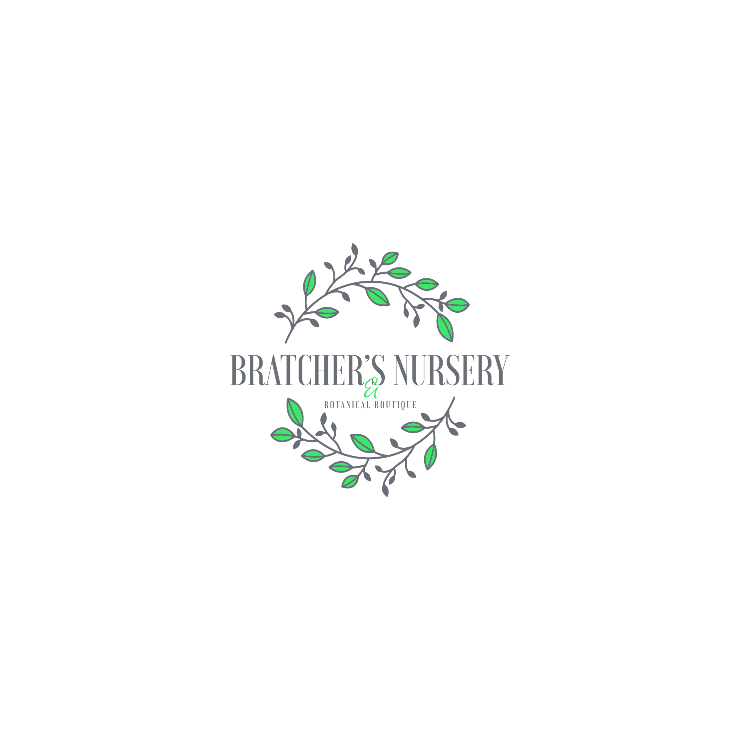 Logo Design by 4tech services for Bratcher's Nursery & Landscaping LLC | Design #27347019