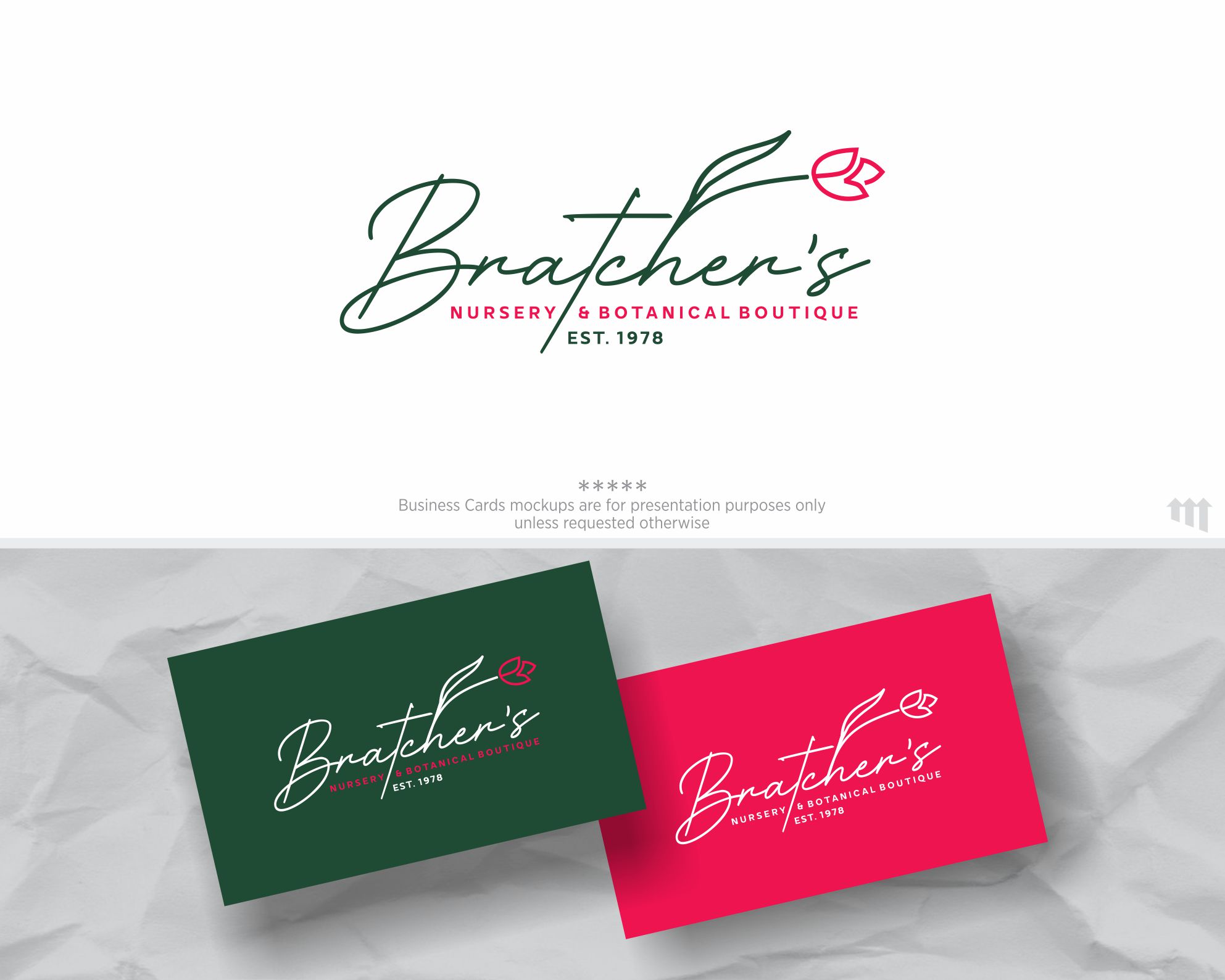 Logo Design by MBARO for Bratcher's Nursery & Landscaping LLC | Design #27365617