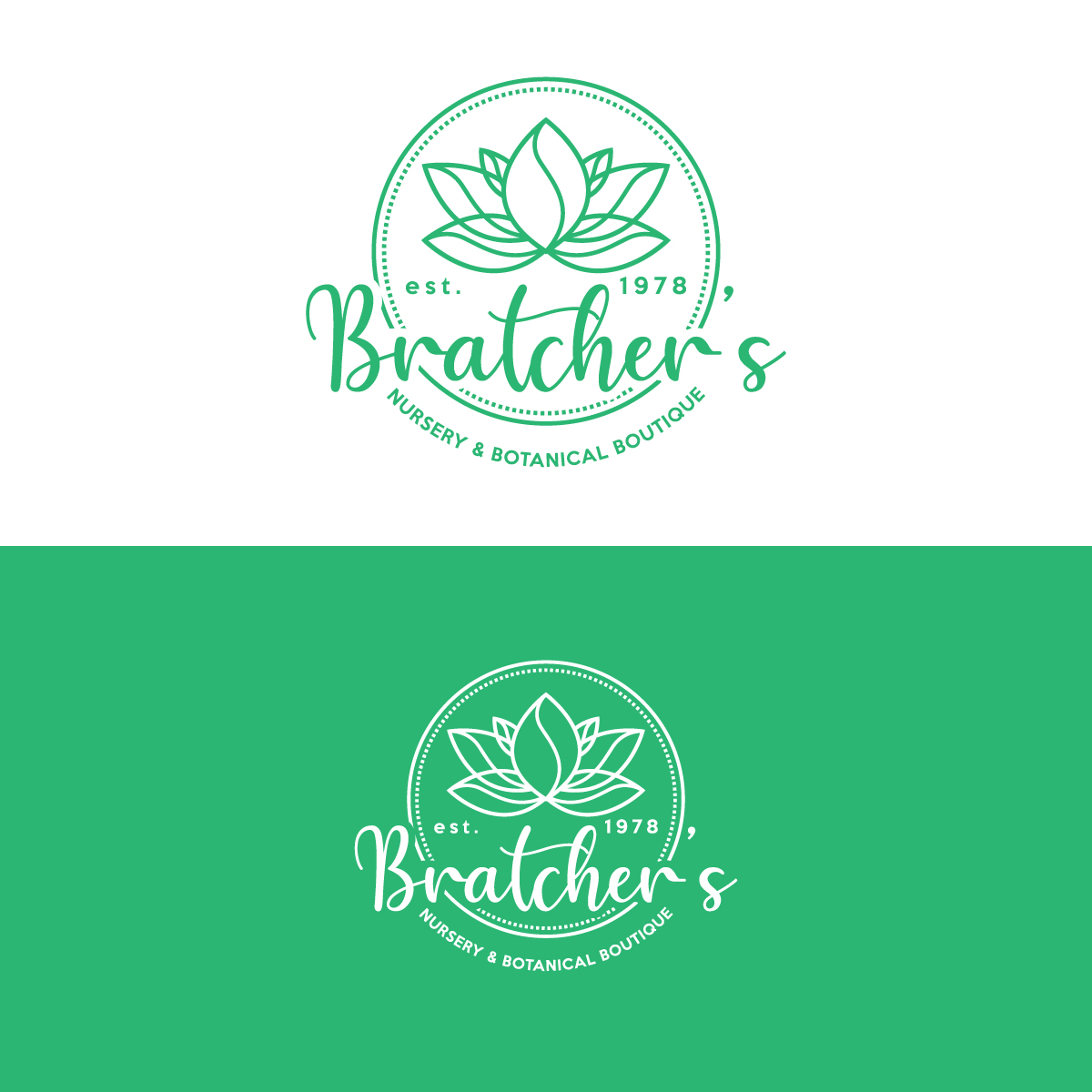 Logo Design by brand maker for Bratcher's Nursery & Landscaping LLC | Design #27333370