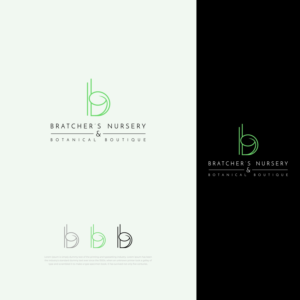 Bratcher’s Nursery & Botanical Boutique | Logo Design by GVisions