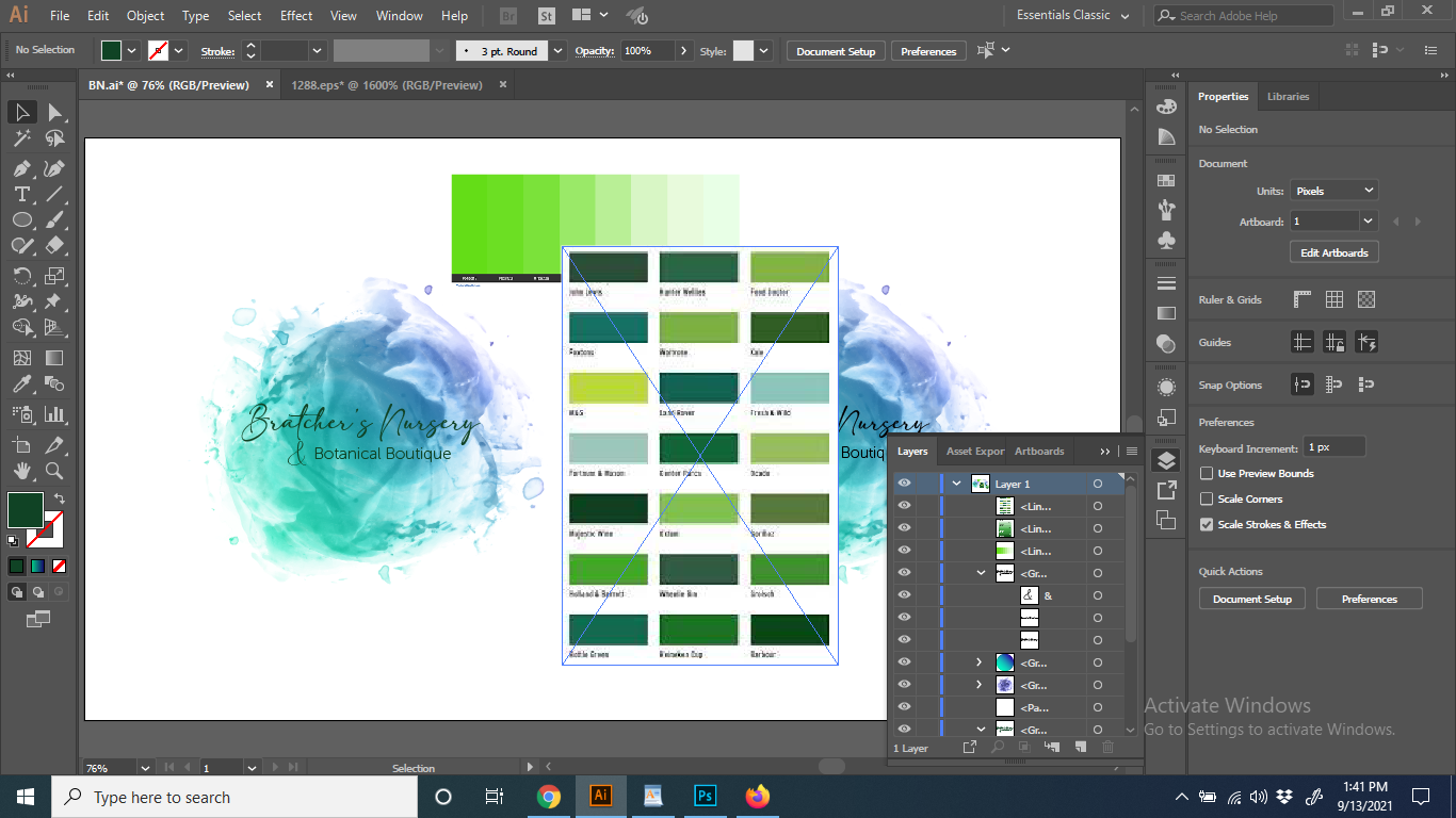 Logo Design by Adil_Jahangir for Bratcher's Nursery & Landscaping LLC | Design #27345247