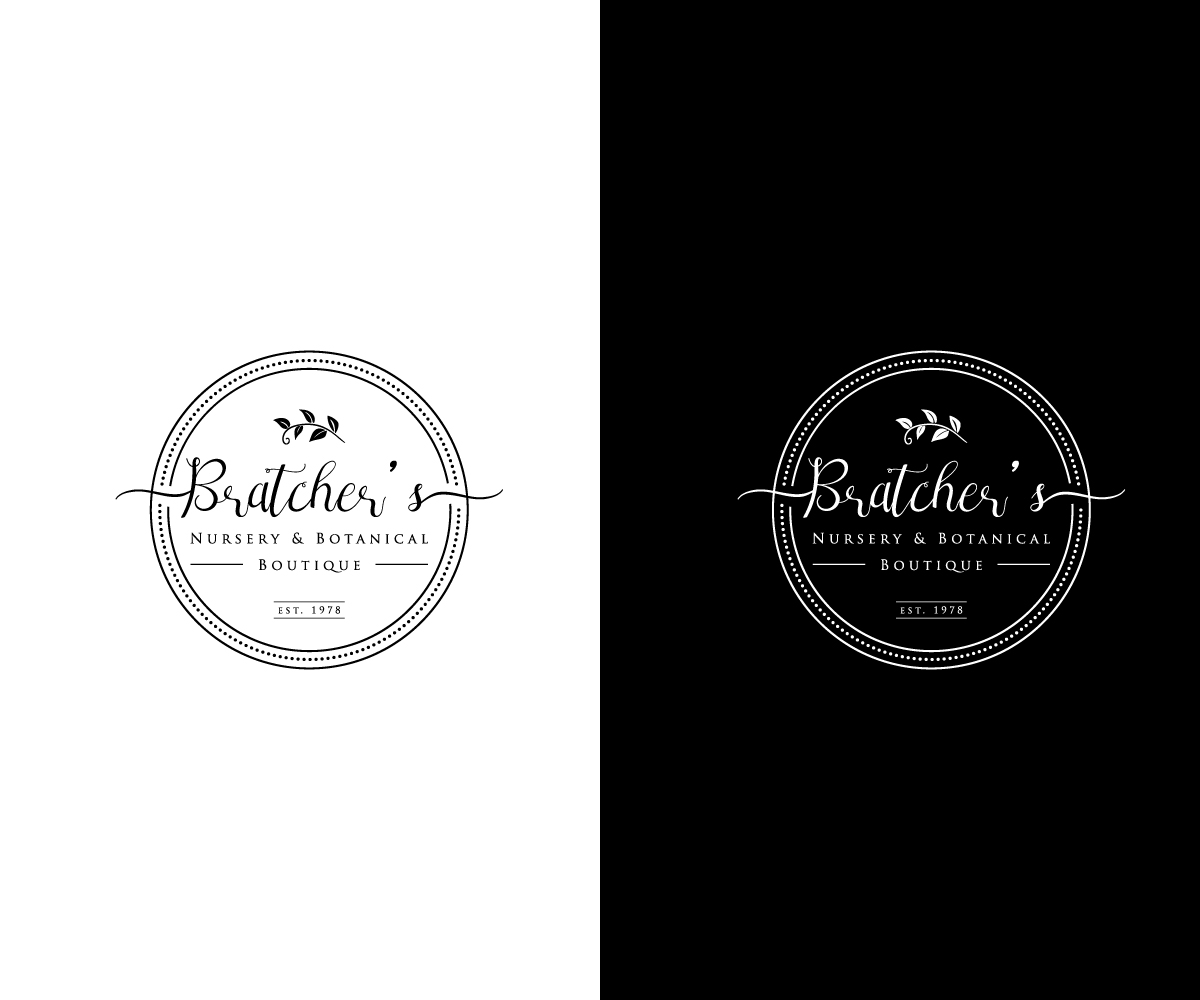 Logo Design by uitaki for Bratcher's Nursery & Landscaping LLC | Design #27415395