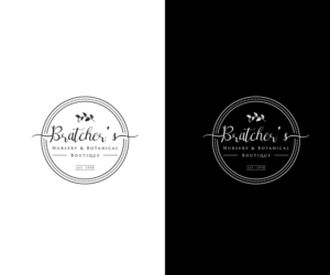 Bratcher’s Nursery & Botanical Boutique | Diseño de Logo por uitaki