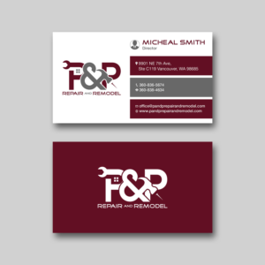 Visitenkarten-Design von RENEXIT für P and P Repair and Remodel | Design: #27347921