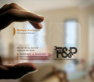 Business Card Design by INDIAN_Ashok for P and P Repair and Remodel | Design: #27331212