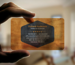 Business Card Design by INDIAN_Ashok for P and P Repair and Remodel | Design: #27331216