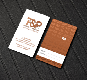 Business Card Design by Creations Box 2015 for P and P Repair and Remodel | Design: #27339004