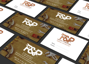 Business Card Design by Creations Box 2015 for P and P Repair and Remodel | Design: #27339010