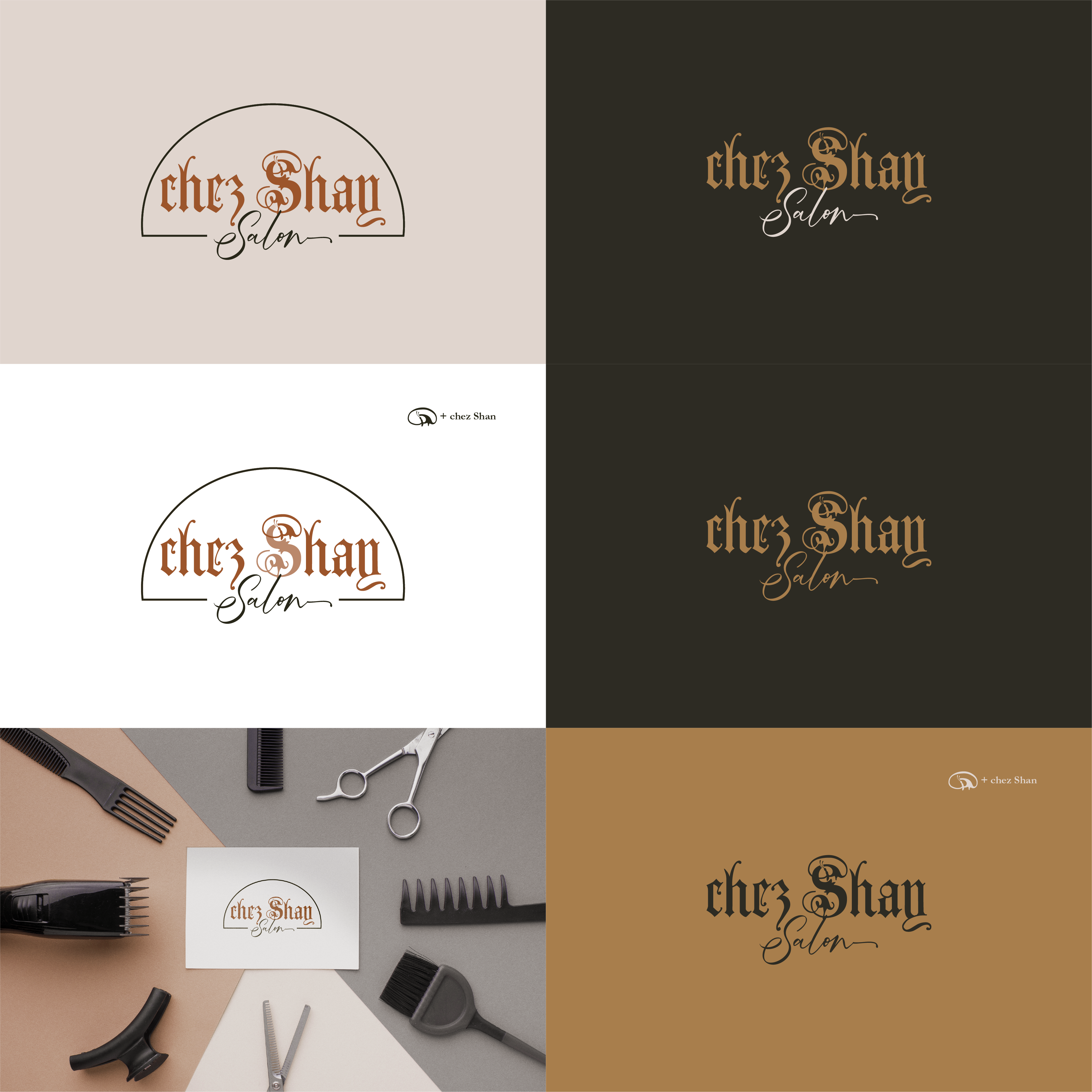 Logo-Design von Abdelrahman Elyamany für chez Shay Salon | Design #27391159