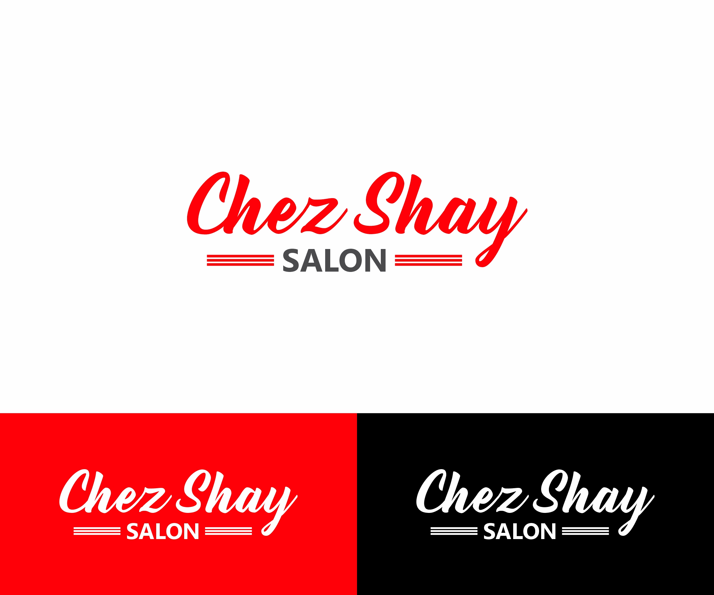 Logo Design by PK 36 for chez Shay Salon | Design #27374837