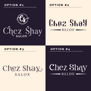 Logo Design by Infinity Graphics for chez Shay Salon | Design: #27337262