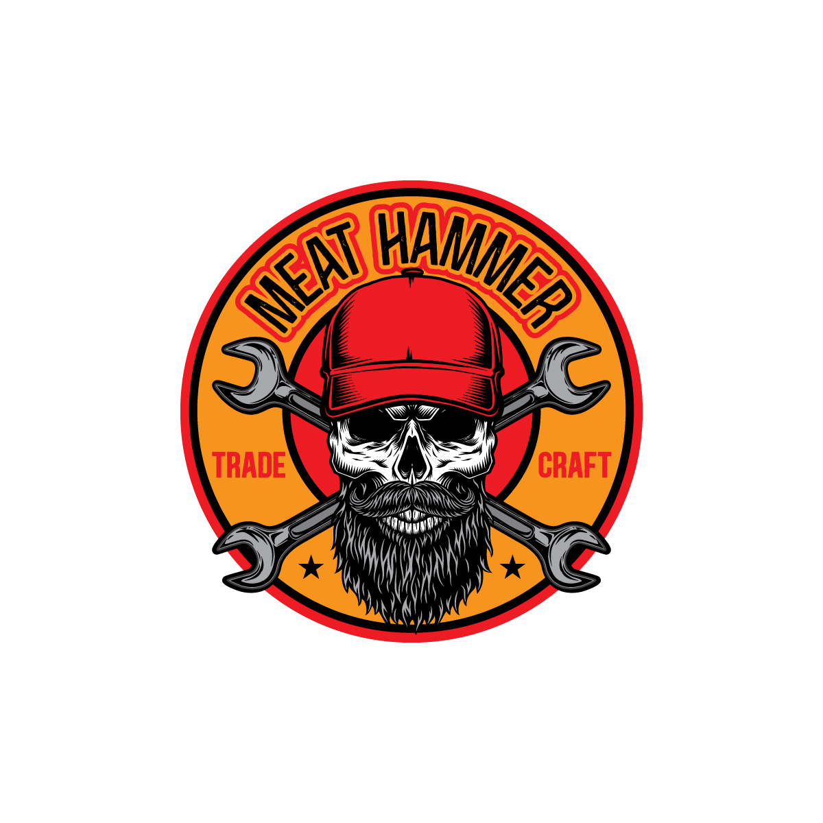 Logo Design by brand maker for Meat Hammer T shirts | Design #27333302