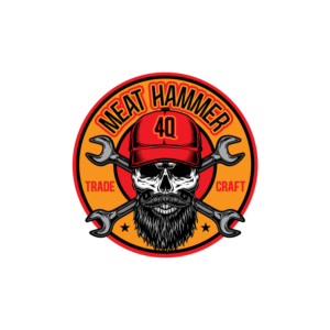 Diseño de Logo por brand maker para Meat Hammer T shirts | Diseño: #27335355