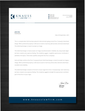 Letterhead Design by artbitin for this project | Design: #27335031