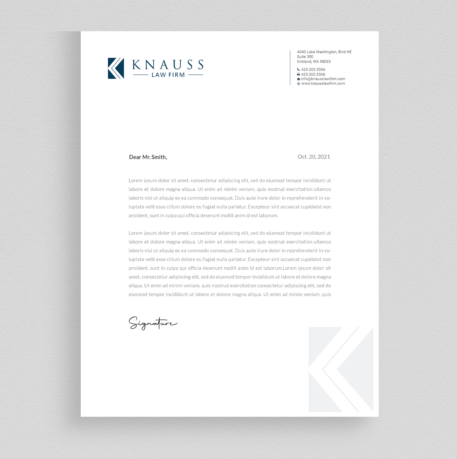 Letterhead Design by Right_D for this project | Design #27343513