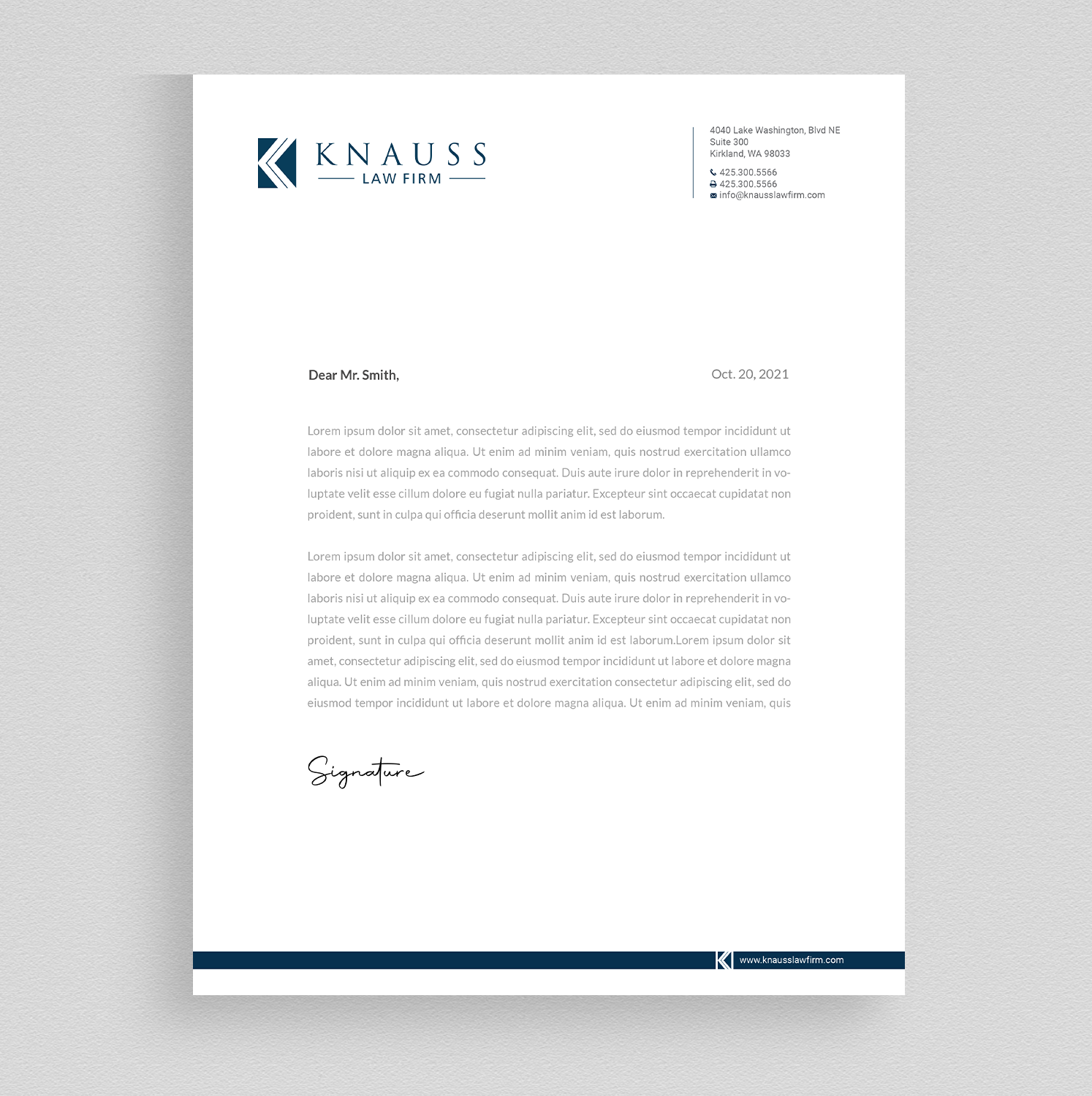 Letterhead Design by Right_D for this project | Design #27343516