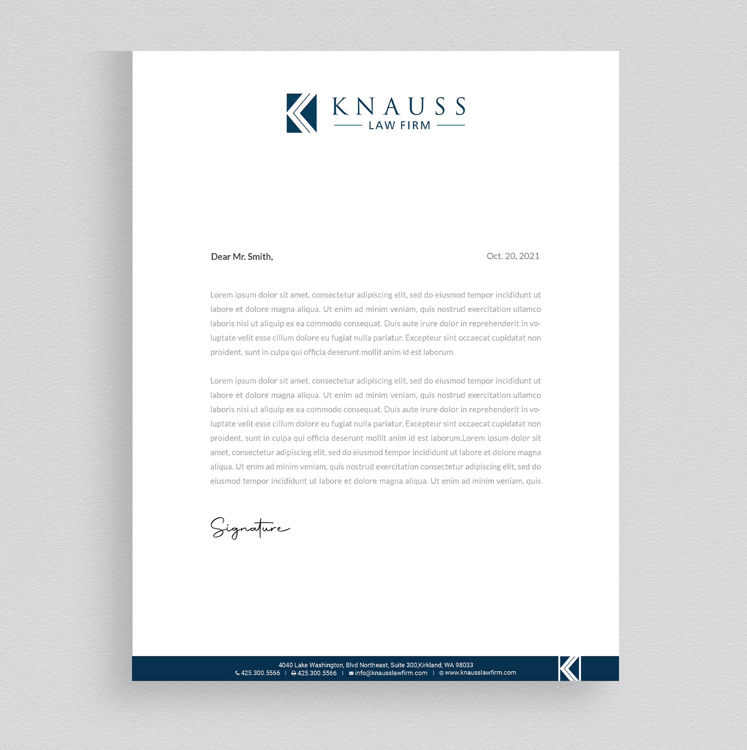 Letterhead Design by Right_D for this project | Design #27343518