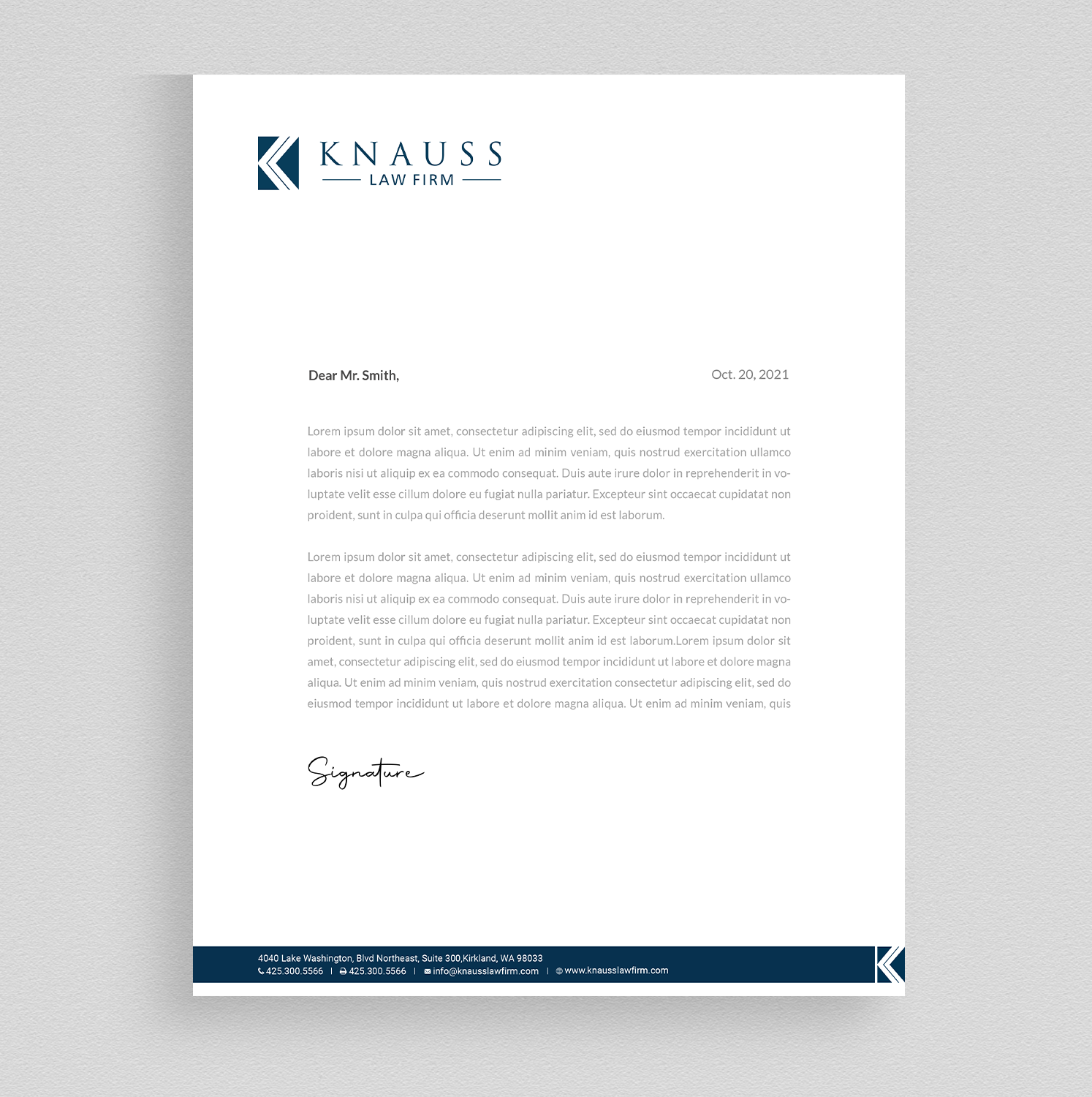 Letterhead Design by Right_D for this project | Design #27343519