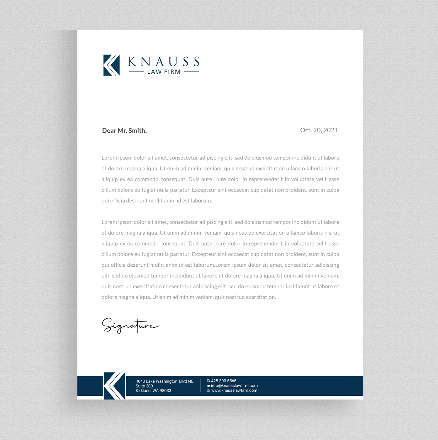 Letterhead Design by Right_D for this project | Design #27346134