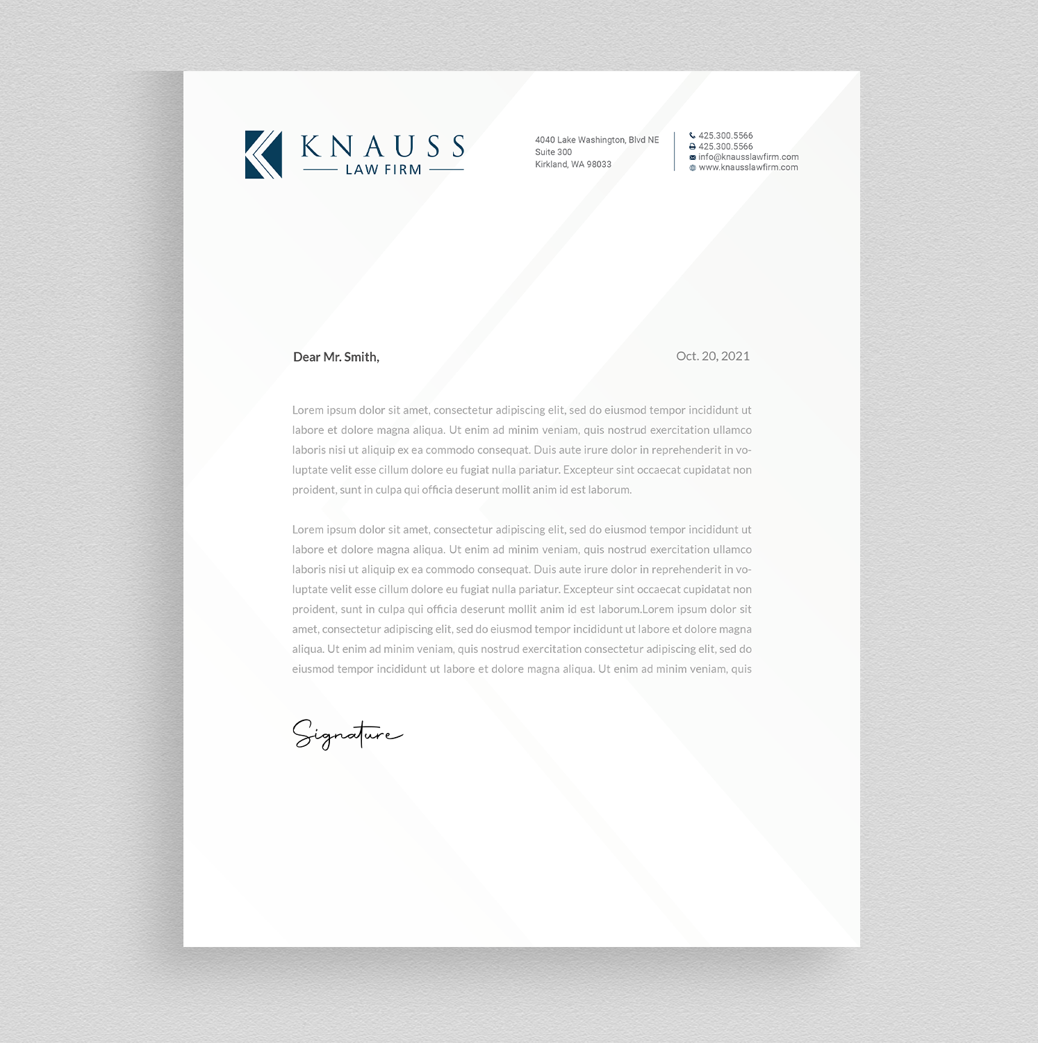 Letterhead Design by Right_D for this project | Design #27346135