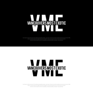 Vancouvers Most Exotic or VME or a combo of the two | Logo Design by sushsharma99