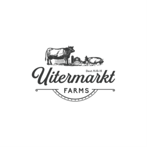 Uitermarkt needs to stay in cursive font (I think), and the verse reference needs to stay incorporated as well, however it should be abbreviated as Deut. | Logo-Design von ThiagoB