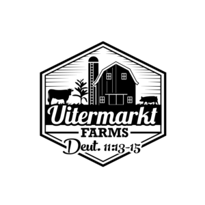 Uitermarkt needs to stay in cursive font (I think), and the verse reference needs to stay incorporated as well, however it should be abbreviated as Deut. | Logo Design by geni
