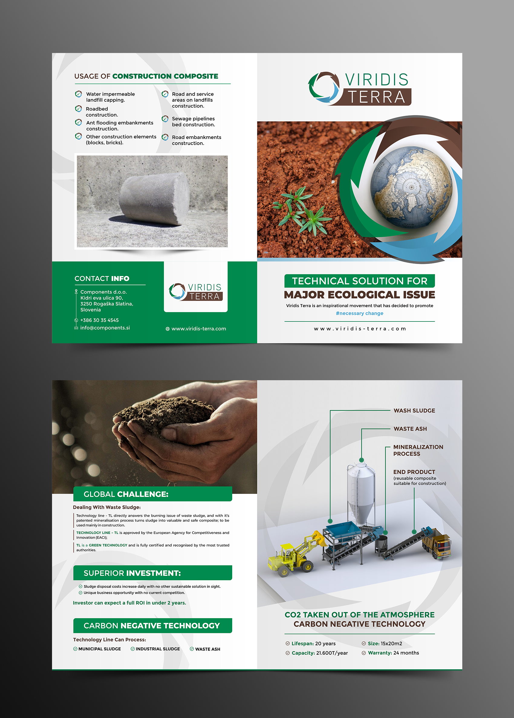 Diseño de Brochure por ecorokerz para ES PROJEKT  Storitveno in trgovsko podjetje D.o.o. | Diseño #27336209