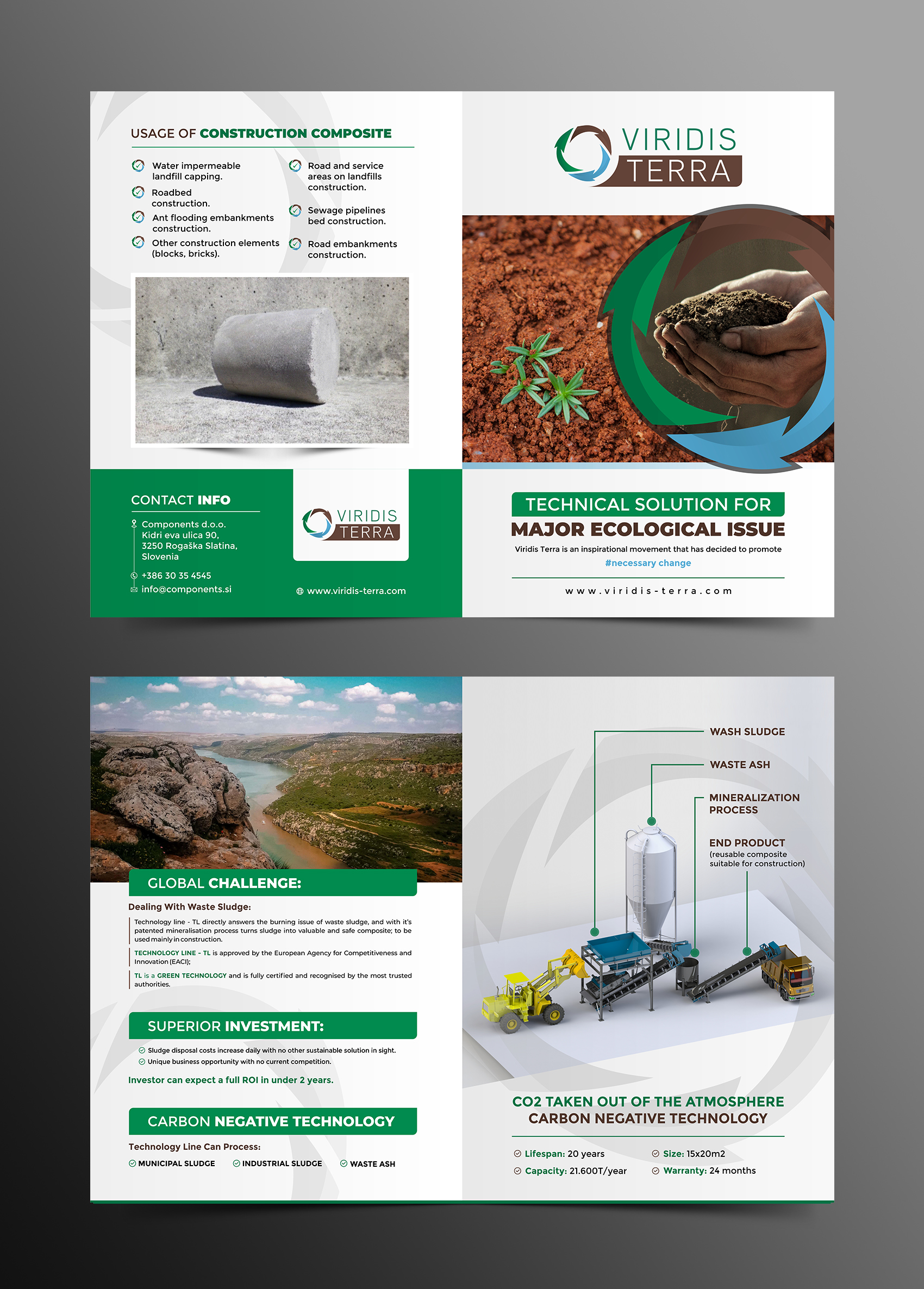 Brochure Design by ecorokerz for ES PROJEKT  Storitveno in trgovsko podjetje D.o.o. | Design #27343984