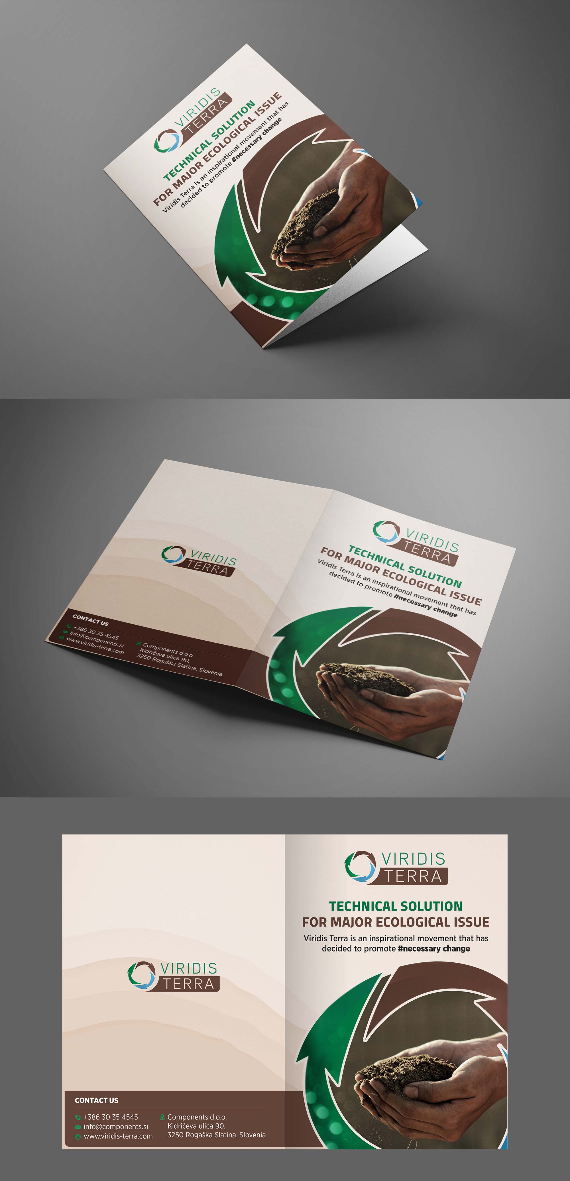 Brochure Design by GraphicsGuru for ES PROJEKT  Storitveno in trgovsko podjetje D.o.o. | Design #27333620