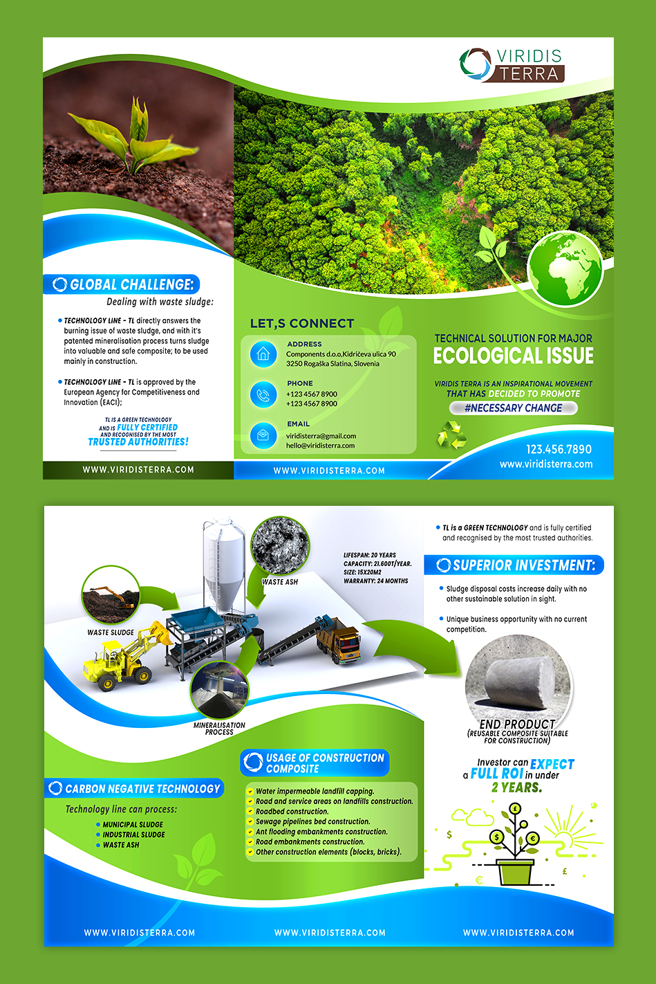 Diseño de Brochure por HeshanKavinda para ES PROJEKT  Storitveno in trgovsko podjetje D.o.o. | Diseño #27337915