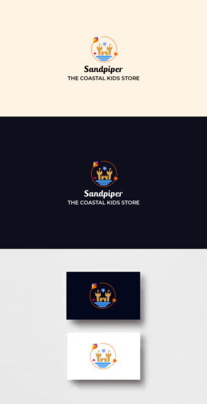 Store Name:  Sandpiper Lane  Tagline: The Coastal Kids Store  THE TAGLINE NEEDS TO BE almost as big as the store name so that people can clearly see that it is a kids store. | Logo Design by Omee