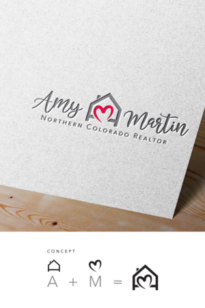 Amy Martin    underneath: Northern Colorado Realtor | Logo Design by Aaaron