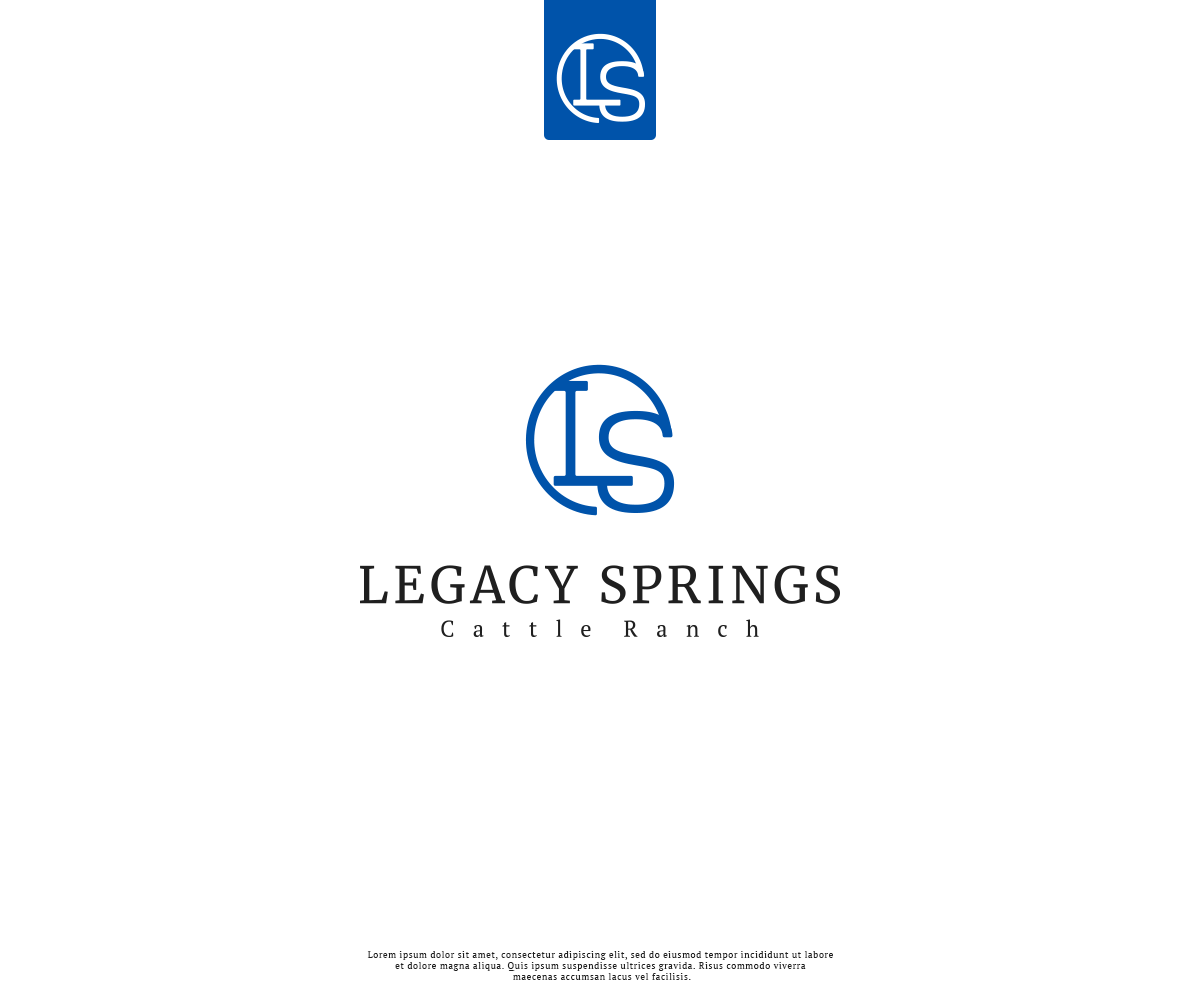 Design de Logo par GBDESIGN pour Legacy Springs Dexters LLC | Design #27334663