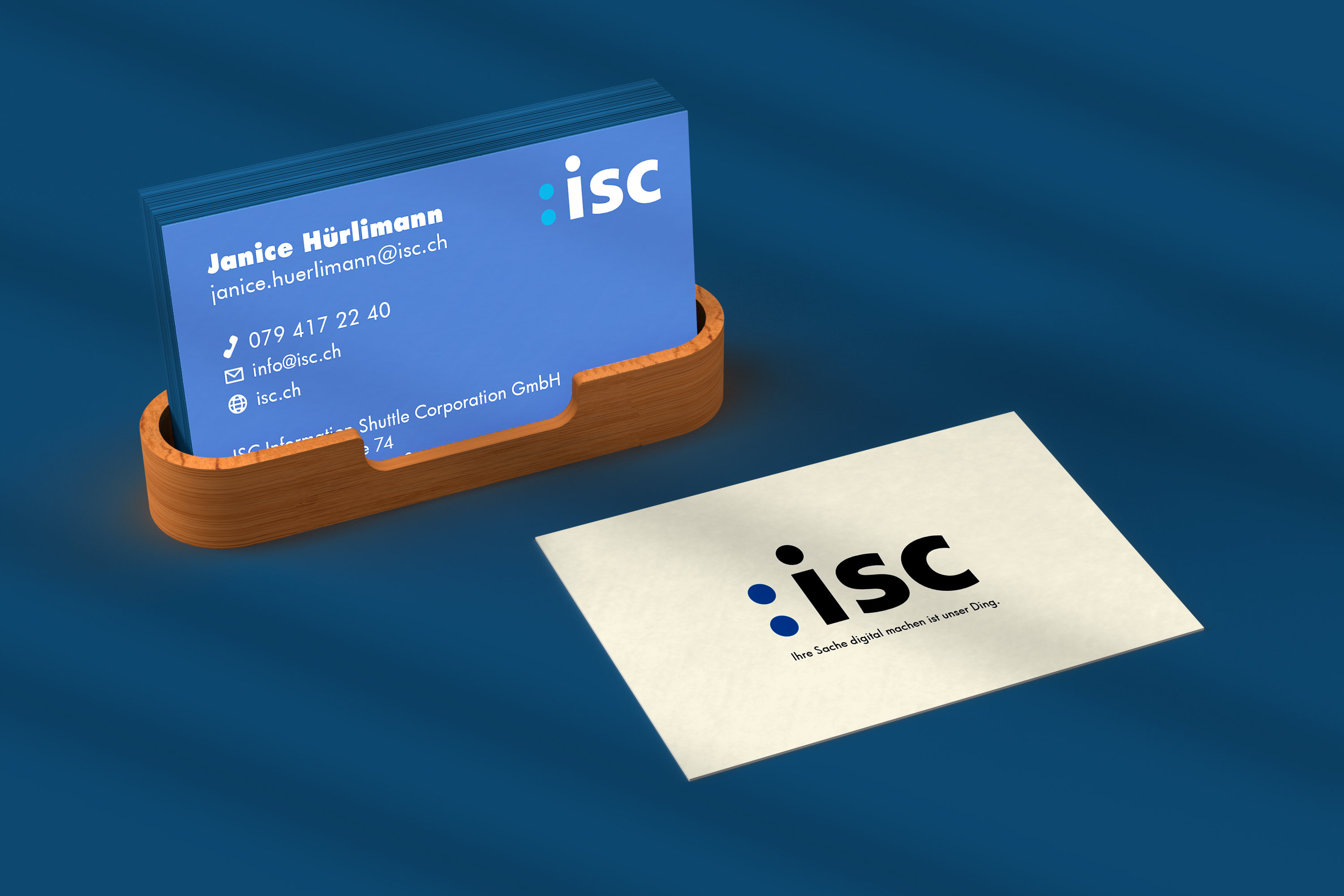 Design de Carte de Visite par MeetanshiInc pour ISC Information Shuttle Corportion GmbH | Design #27345105