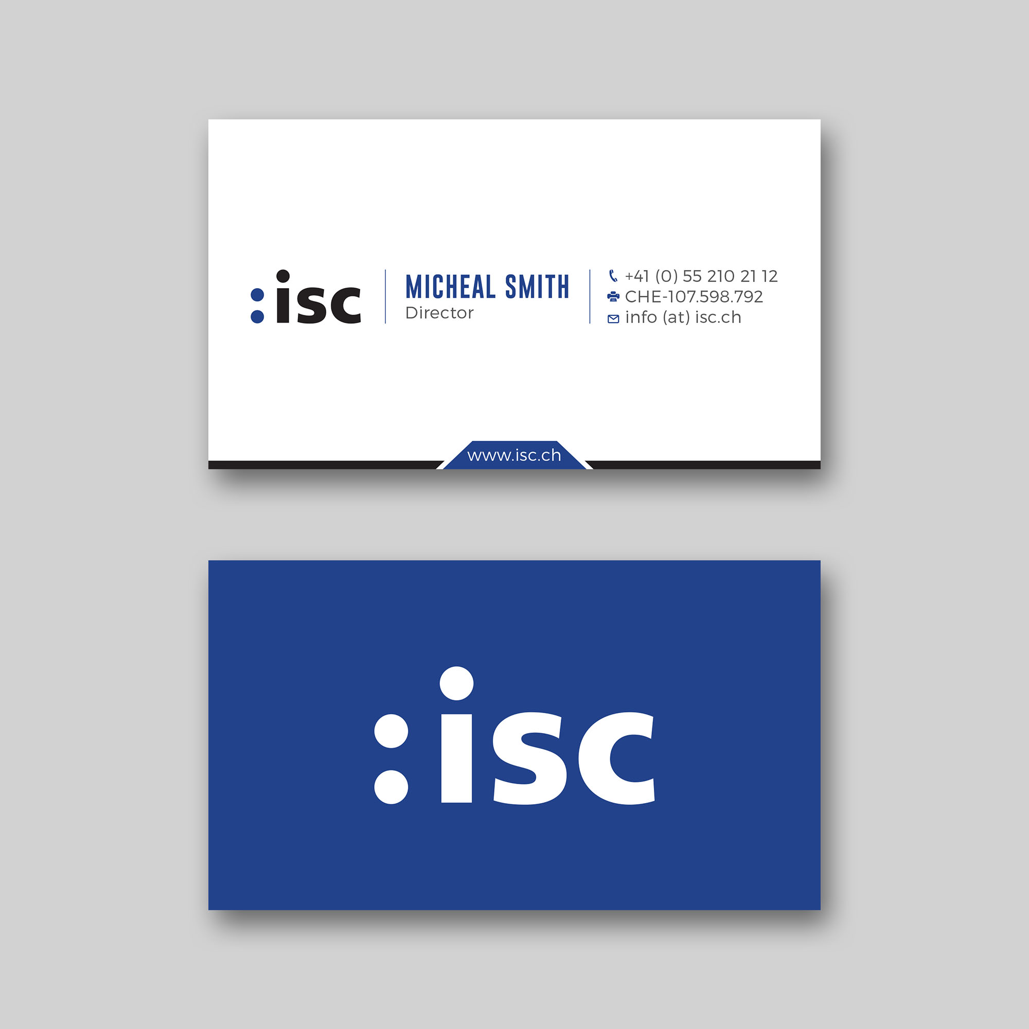 Design de Carte de Visite par RENEXIT pour ISC Information Shuttle Corportion GmbH | Design #27343332