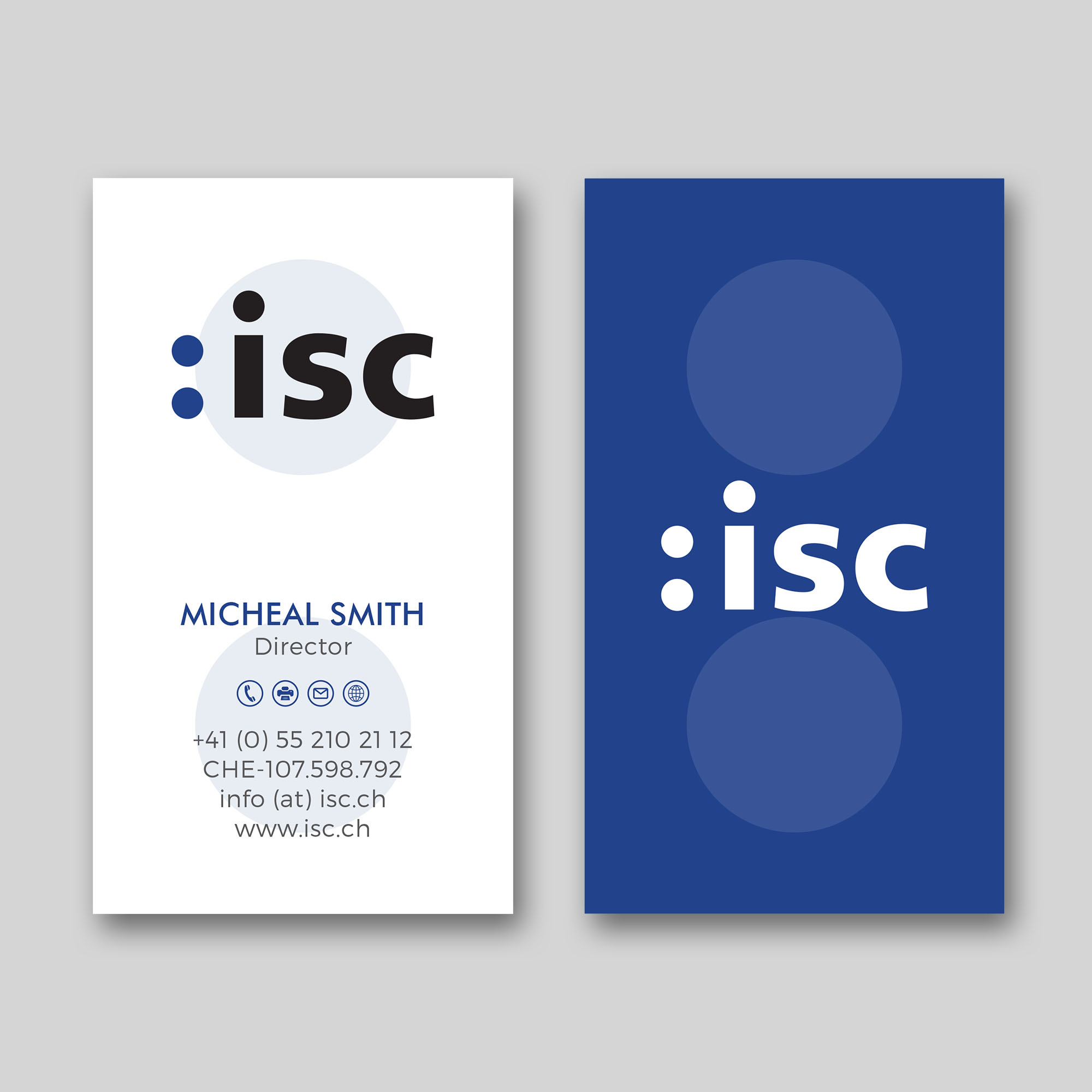 Design de Carte de Visite par RENEXIT pour ISC Information Shuttle Corportion GmbH | Design #27343333