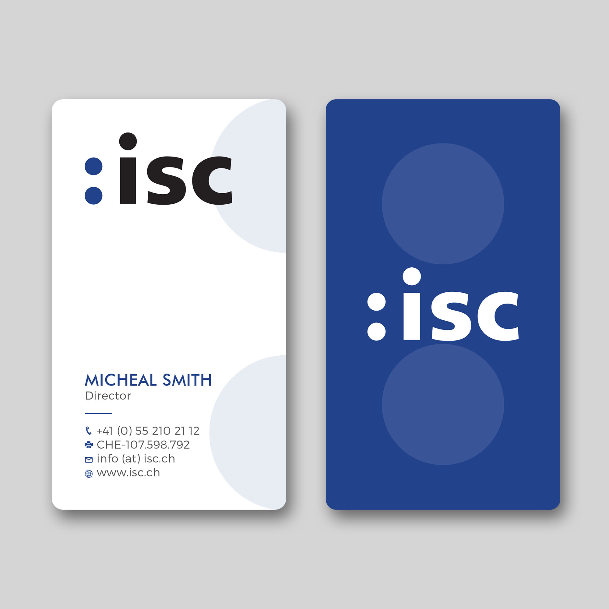 Design de Carte de Visite par RENEXIT pour ISC Information Shuttle Corportion GmbH | Design #27343334