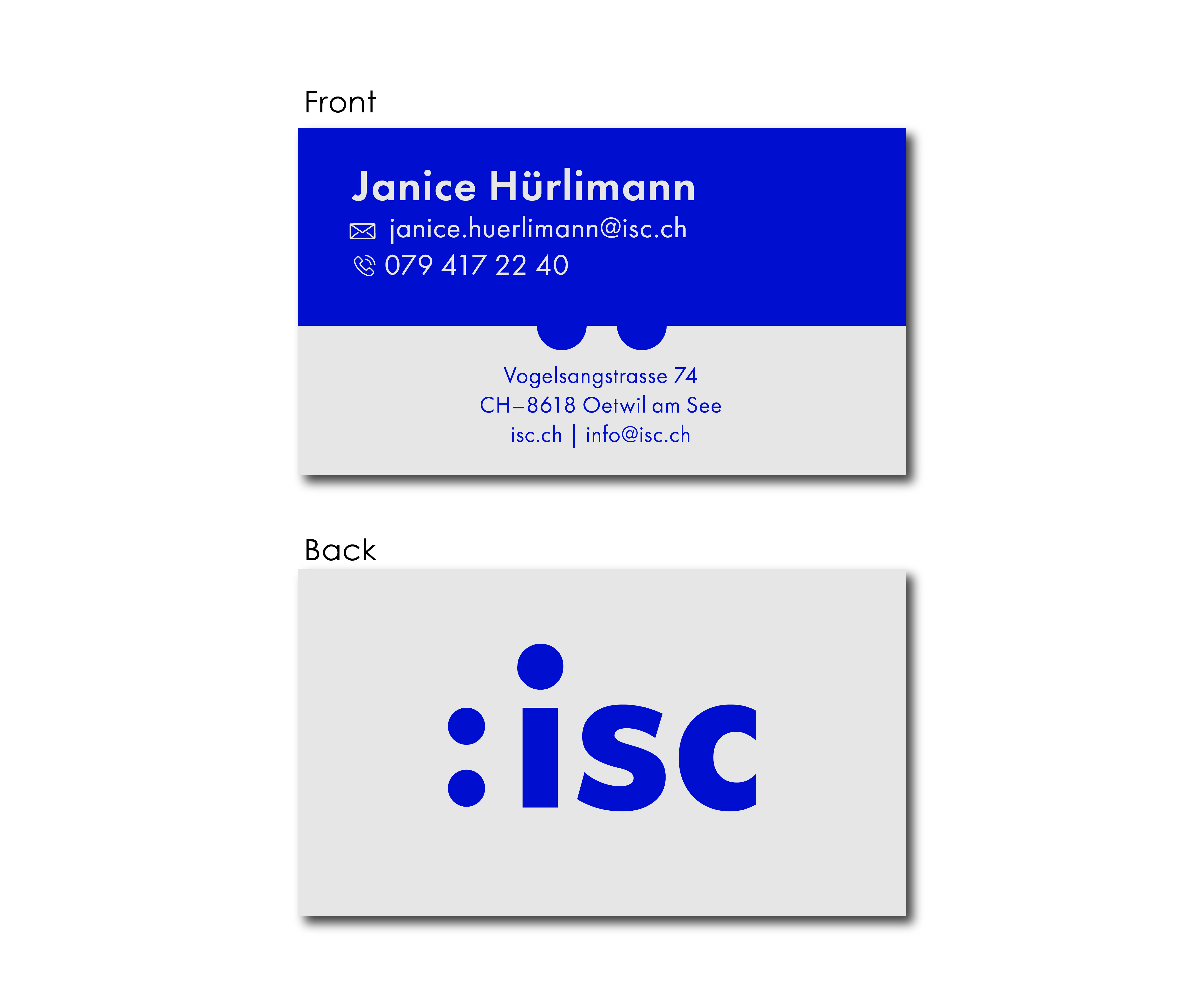 Design de Carte de Visite par Badhan pour ISC Information Shuttle Corportion GmbH | Design #27339947