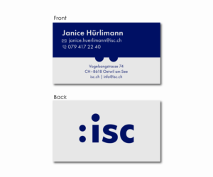Diseño de Tarjeta de Presentación por Badhan para ISC Information Shuttle Corportion GmbH | Diseño: #27339947