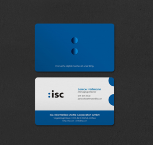 Design de Carte de Visite par INDIAN_Ashok pour ISC Information Shuttle Corportion GmbH | Design : #27340936
