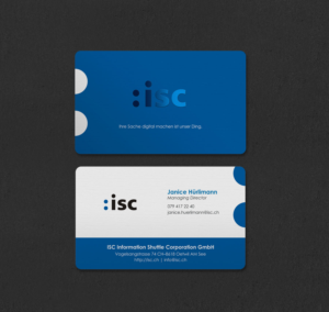 Diseño de Tarjeta de Presentación por INDIAN_Ashok para ISC Information Shuttle Corportion GmbH | Diseño: #27340944