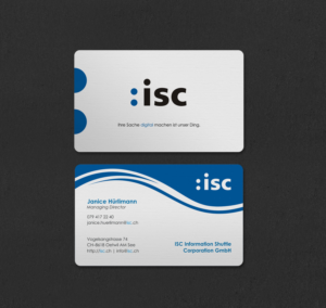 Diseño de Tarjeta de Presentación por INDIAN_Ashok para ISC Information Shuttle Corportion GmbH | Diseño: #27340955