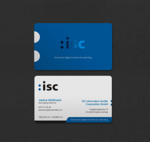 Diseño de Tarjeta de Presentación por INDIAN_Ashok para ISC Information Shuttle Corportion GmbH | Diseño: #27340958