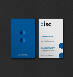 Diseño de Tarjeta de Presentación por INDIAN_Ashok para ISC Information Shuttle Corportion GmbH | Diseño: #27340966